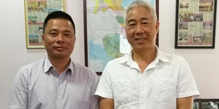 陳育科總經(jīng)理訪問老撾波里坎賽項(xiàng)目 老撾麗晶控股 Allen Wu 董事長熱情接待并舉行會(huì)談